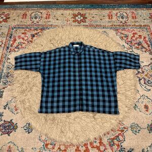 Eleven Stitch Design cotton snap down flannel size medium